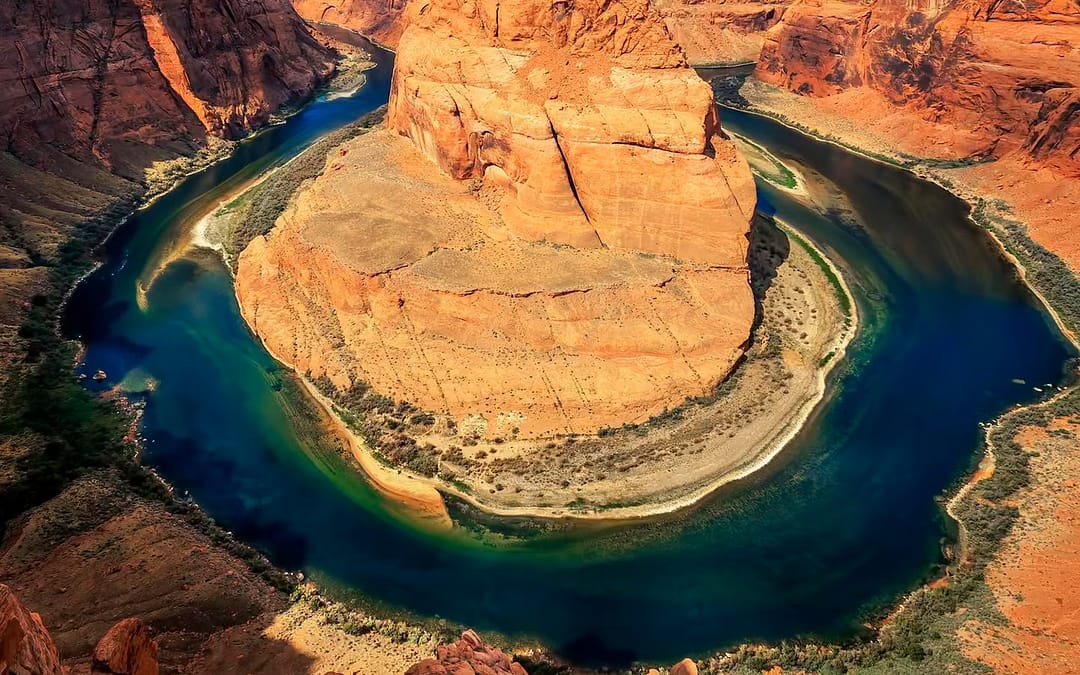 Horseshoe Bend on the Colorado River Glen Canyon Sedona Arizona