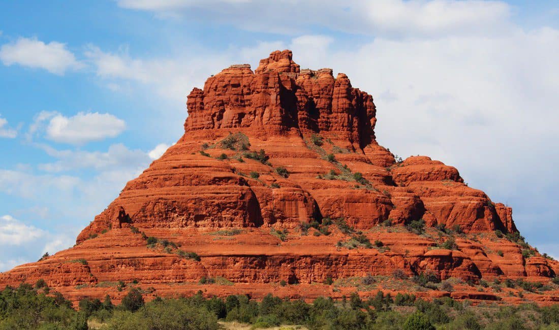 Red Rock Formation Wild West Desert in Sedona Arizona Red Rock Formation Wild West Desert in Sedona Arizona