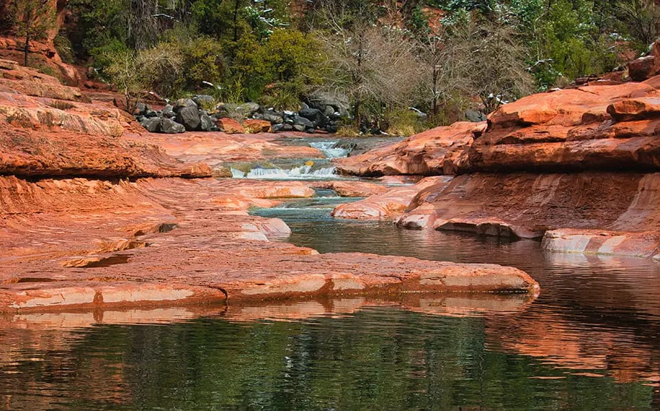 sedona arizona mount rainier river