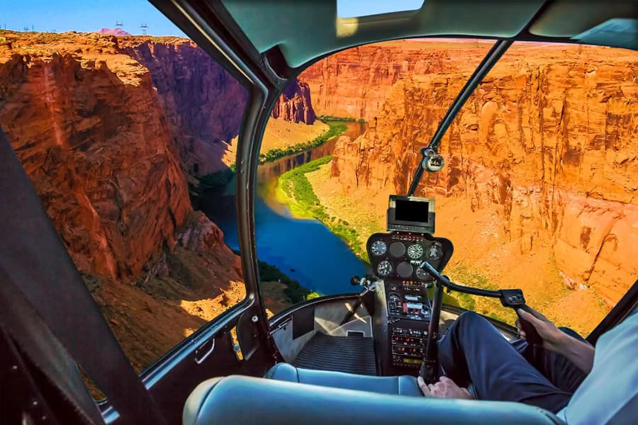 Helicopter Over the Grand Canyon Helicopter Over the Grand Canyon